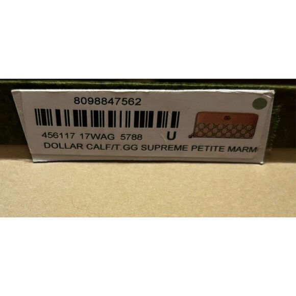 Authentic Gucci GG PINK MARMONT ZIP AROUND WALLET - Picture 7 of 8